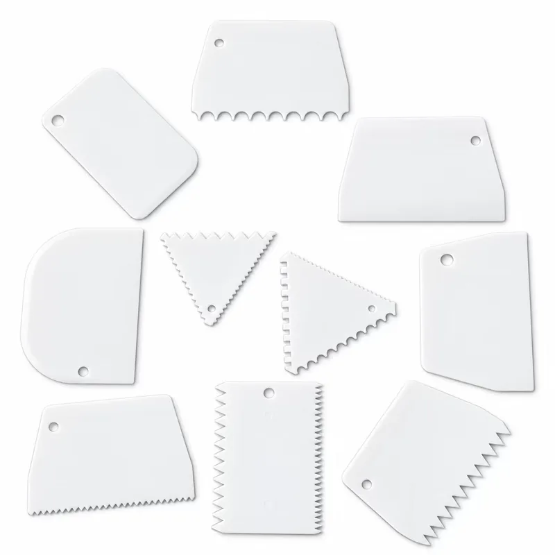 Plastic Dough Cutter Scrapers