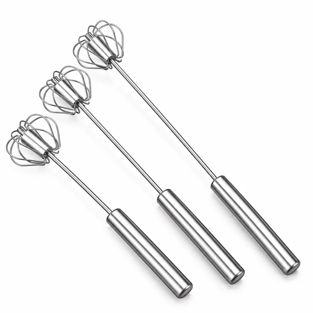 Semi Automaticn Egg Beater, Stainless Steel