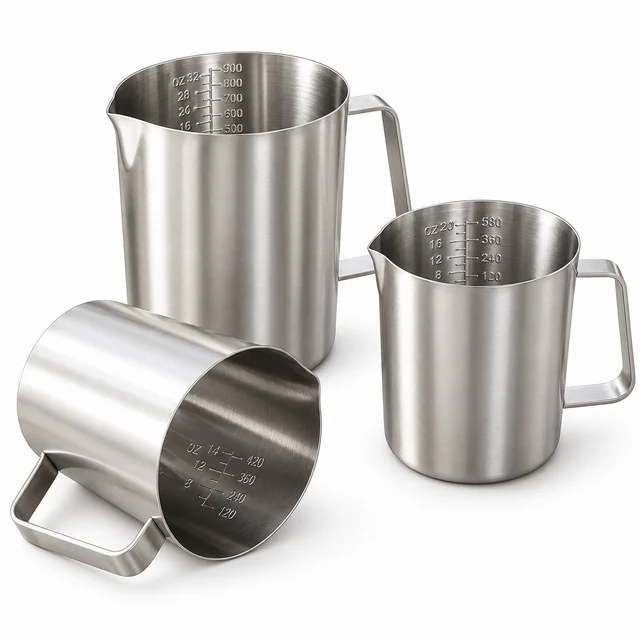 Stainless Stell Measuring Jug, Stainless Steel