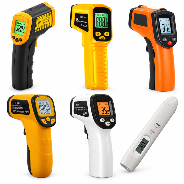 Non-Contact Infrared Thermometers, Plastic