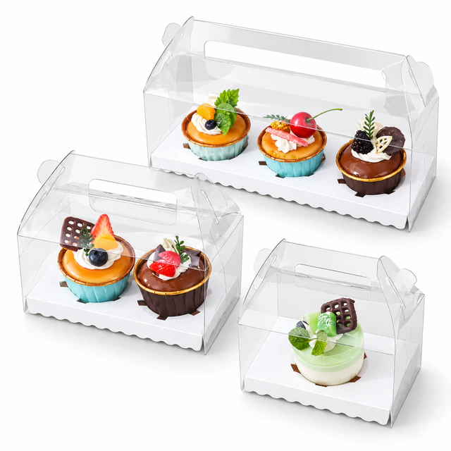 Small Clear PP Cupcake Box, PP