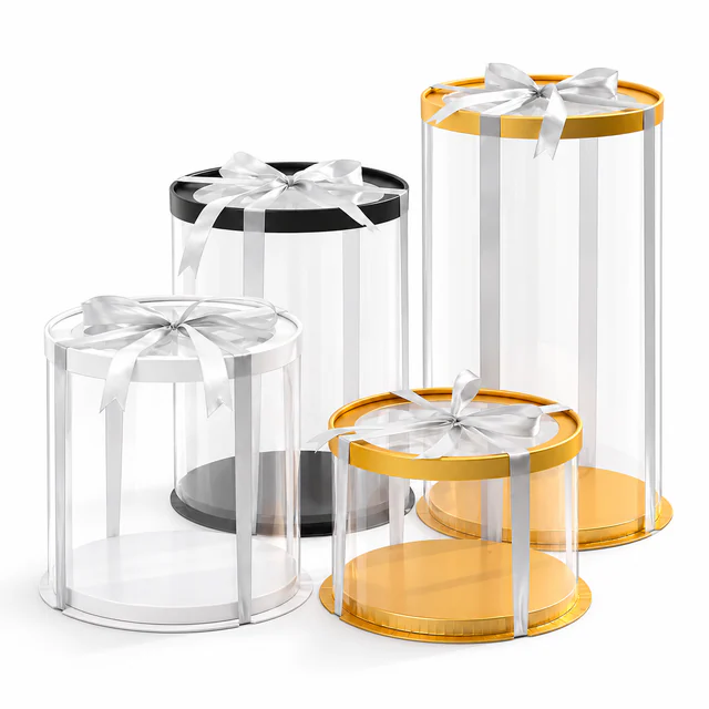 Tall Clear PP Cake Dome Container, PP