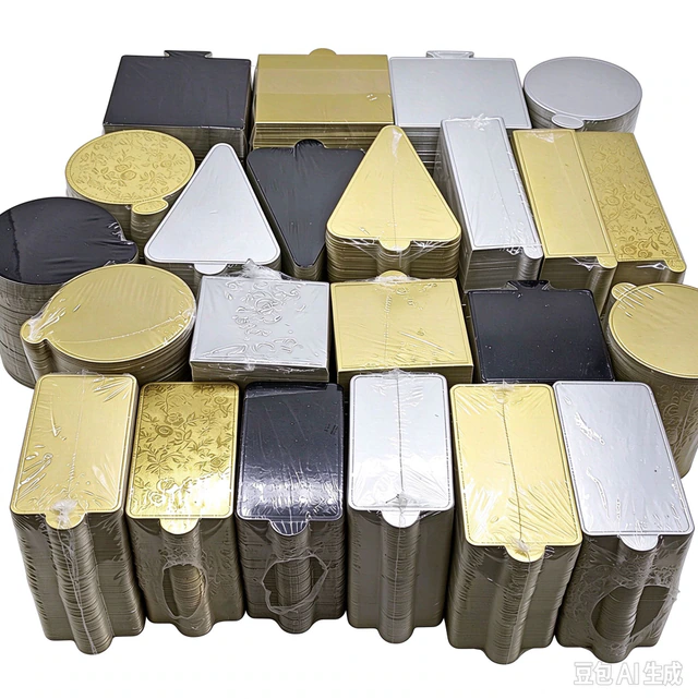 Paper Mini Cake Boards / Dessert Boards, Coated Paper