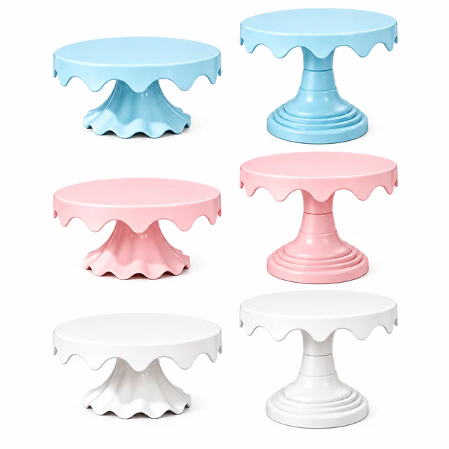 Plastic Cake Stand Dessert Plate