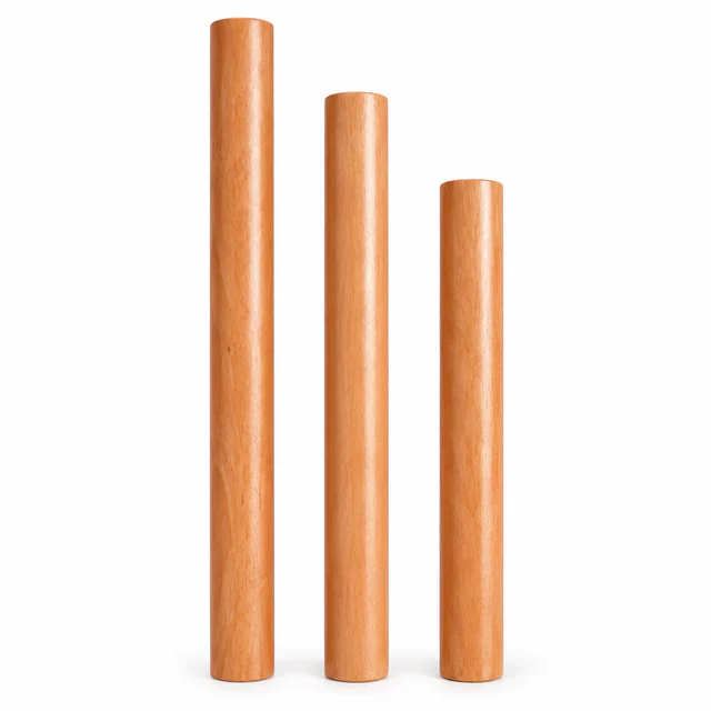 Solid Wood Dowel Rolling Pins in Multiple Sizes